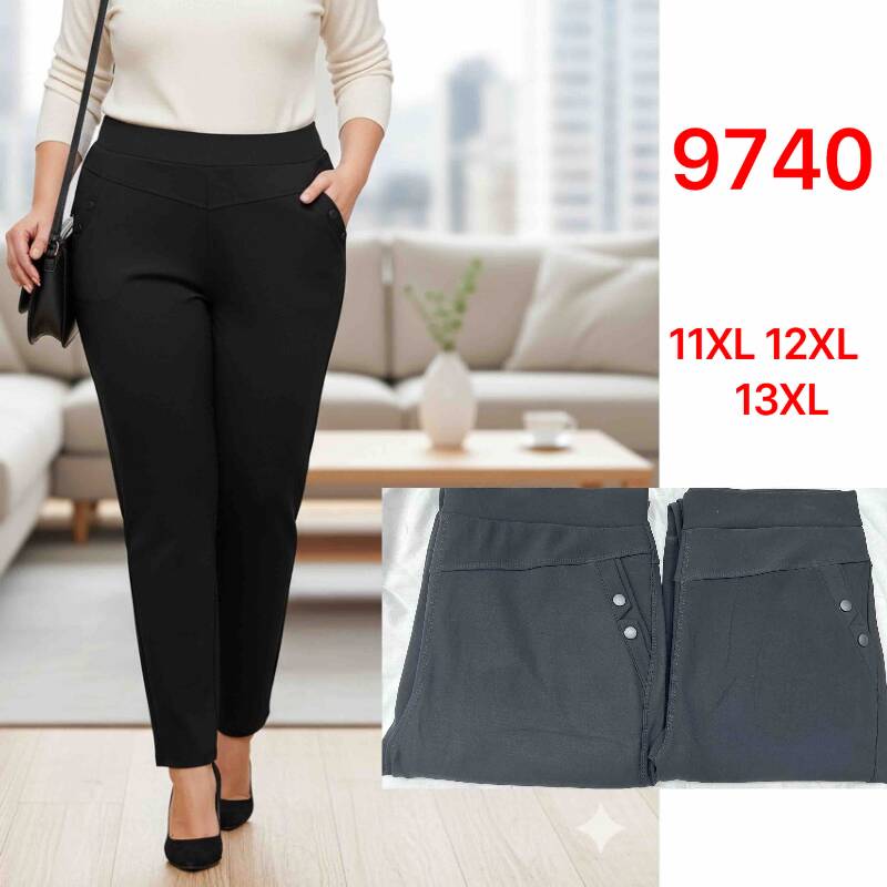 Spodnie damskie Roz 8XL-10XL,1 kolor Paczka 12 szt